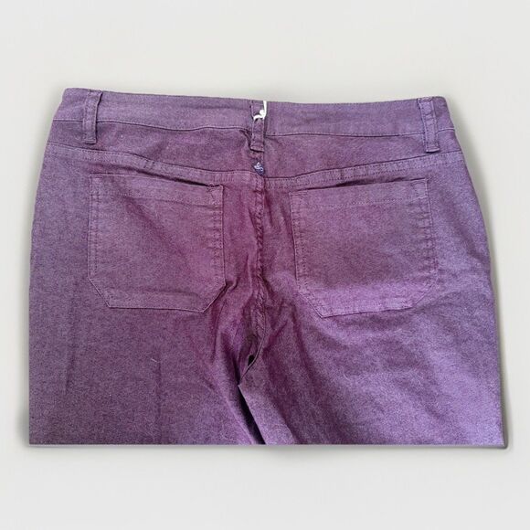 NWT Prana Women's Purple Skinny Jeans Cotton Blend Size 10 Ombre - Picture 6 of 7